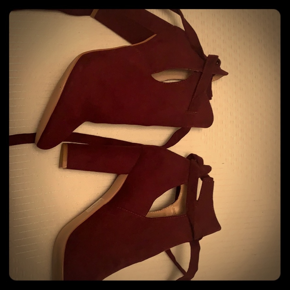 Pair of JustFab size 8 booties.